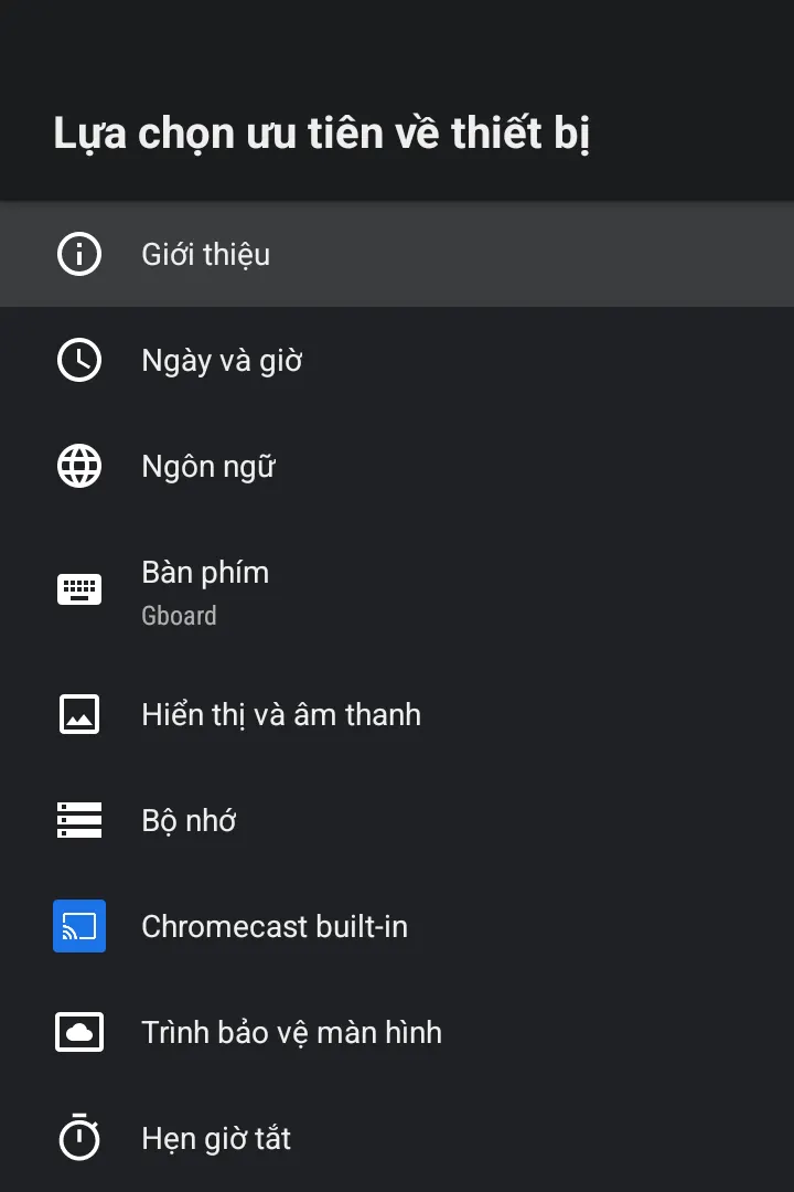 Vào Giới thiệu